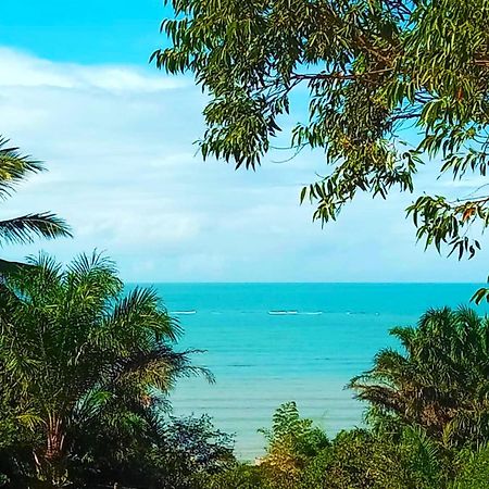 Paraiso Da Falesia Em Cumuruxatiba Com Vista Excepcional Para O Mar Βίλα Εξωτερικό φωτογραφία