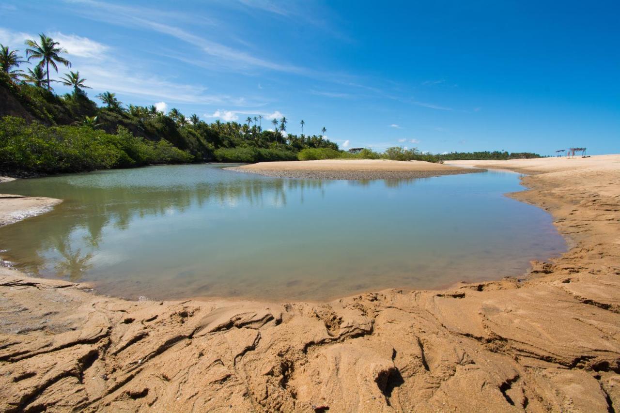 Paraiso Da Falesia Em Cumuruxatiba Com Vista Excepcional Para O Mar Βίλα Εξωτερικό φωτογραφία